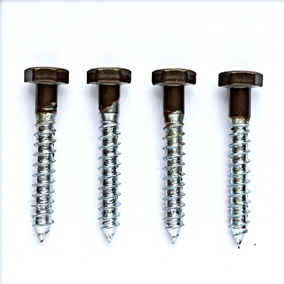 Four 4 Anchor Screws and Wall Plugs For BOJ Wall Mounted Corkscrews without Backing Board Original Part