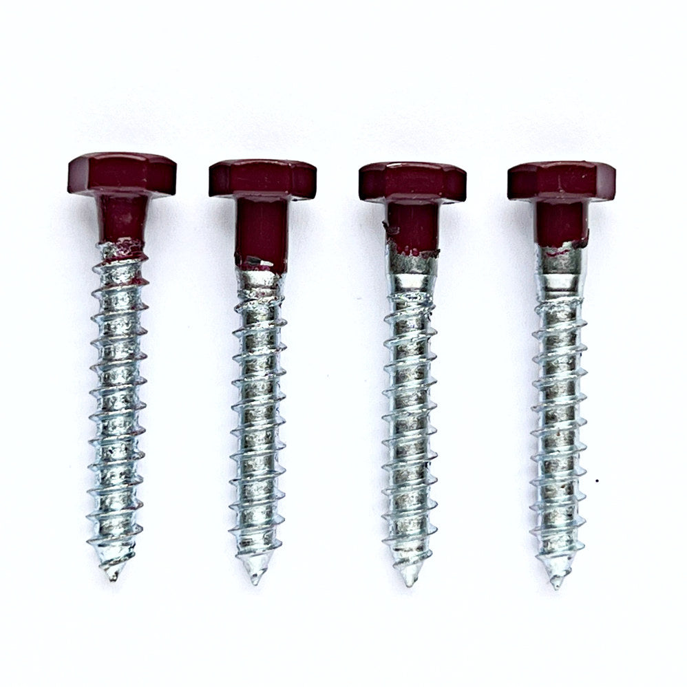 Four 4 Anchor Screws and Wall Plugs For BOJ Wall Mounted Corkscrews without Backing Board Original Part