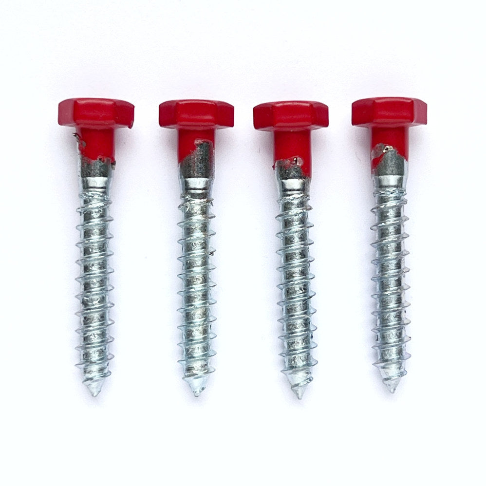 Four 4 Anchor Screws and Wall Plugs For BOJ Wall Mounted Corkscrews without Backing Board Original Part